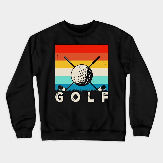 Golf T Shirt For Women Men Crewneck Sweatshirt by Pretr=ty